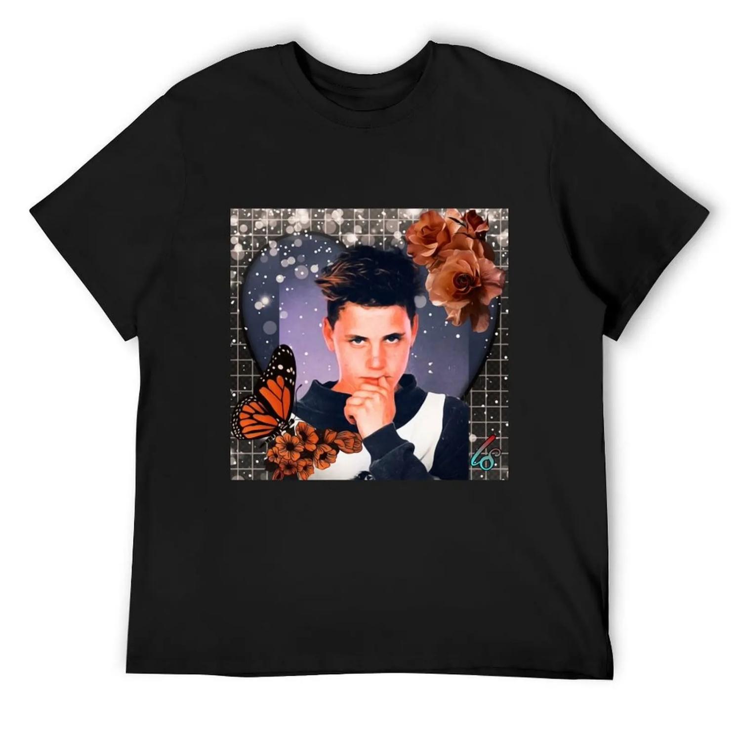 Corey Chaim T-Shirt korean fashion tops new edition mens funny t shirts S