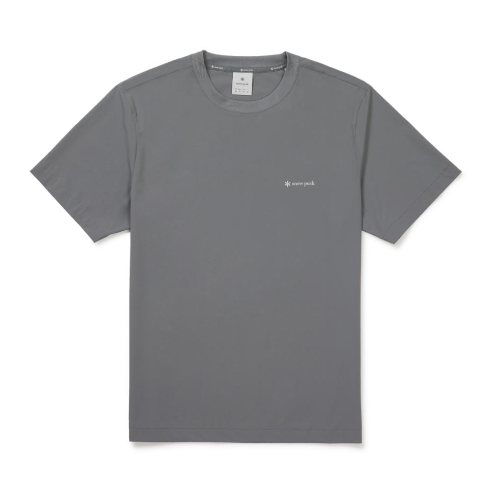 [Snowpeak] Aqua X Cooling Lamp Graphic Short Sleeve T-shirt Dark Gray (S26MMPTS88)
