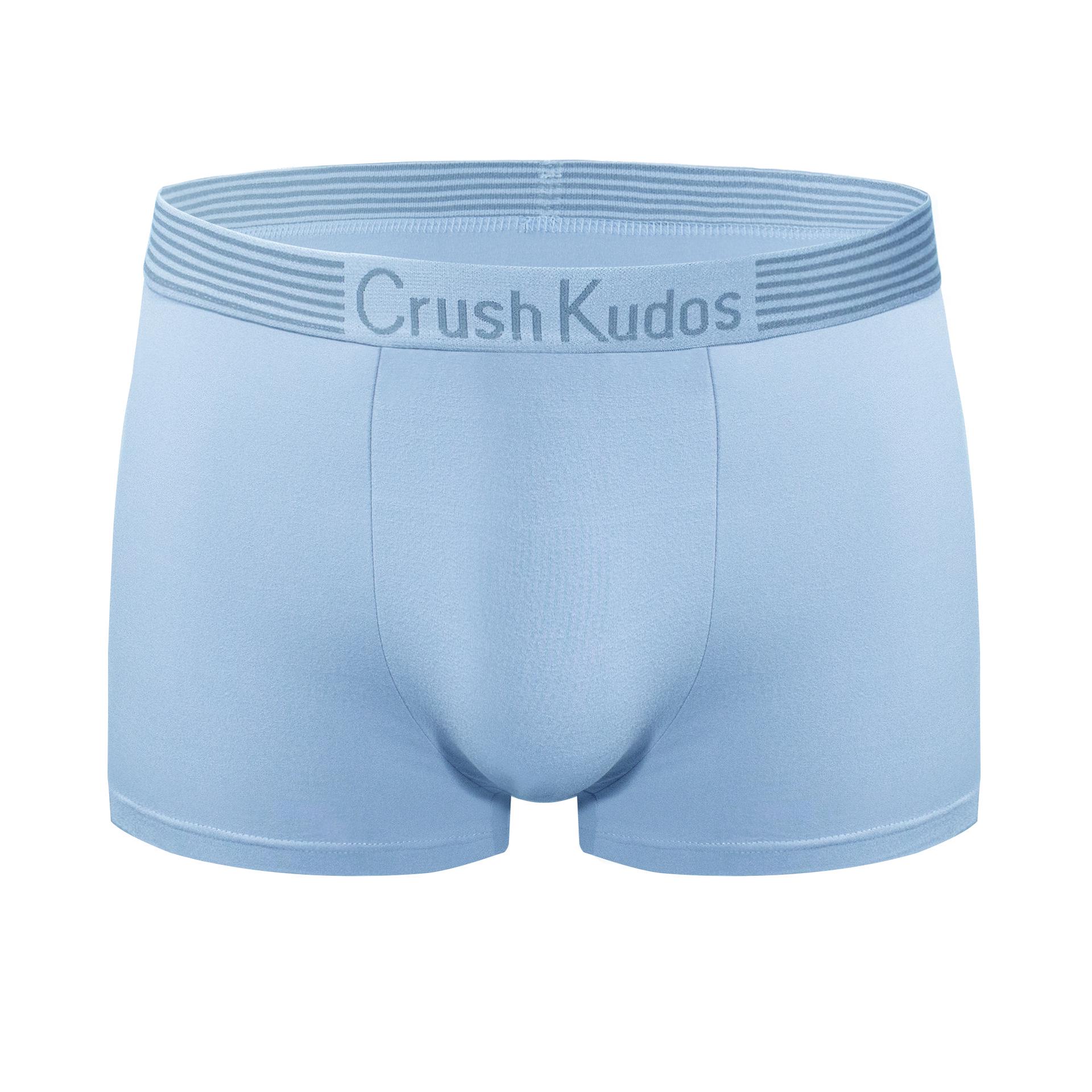 

Summer Men s Soft & Breathable Boxer Briefs, Mid-Waist, Simple Design 3XL (suggested 70-80 kg) сірий колір/синій
