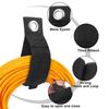 Nylon Heavy Duty Storage Straps Cable Organizer - Extension Cord Wire Ties Hose Wrap Garage Tool Holder Home Organization Hooks