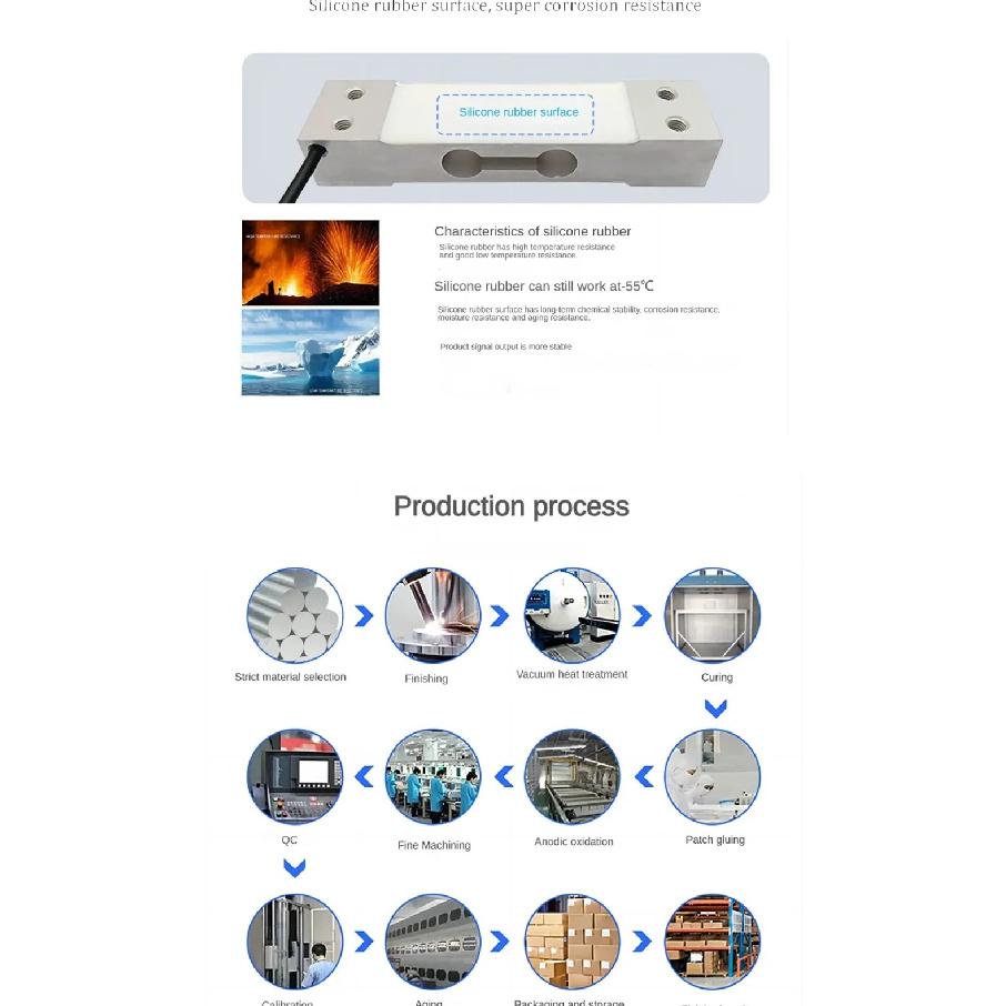 Zemic L6D Load Cell 130mm 13cm Single Point Weighing Sensor High Precision Dynamometer Electronic Pricing Scale Packing Scales