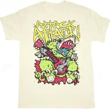 Attack Metal Rock Band Print Pattern TShirt Casual Streetwear for Unisex and Women (Universal Fit)