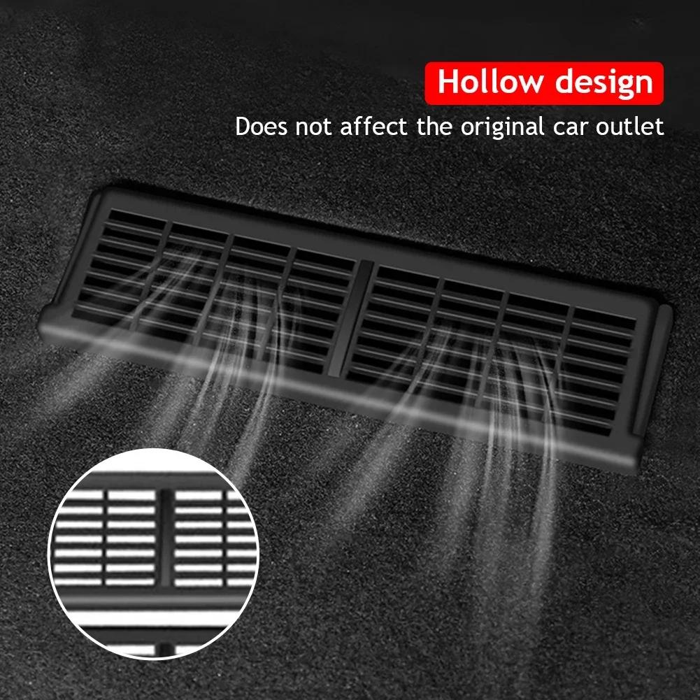 Under Seat Air Vent Cover For Tesla Model 3 Y 2024 2024 2024 Accessories Center Console Rear Backseat Outlet Protector Grille