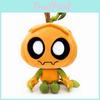 Dandys World Kürbis Plüschtier mit kurzem Baumwollflor für Halloween-Sammler