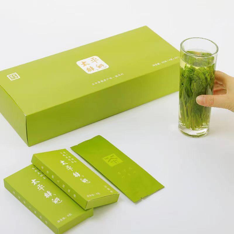 80 г зеленого чая Тайпинхоукуй Органический китайский чай Тайпин Хоукуй листовой чай — фото 2