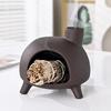 Handmade Ceramic Palo Santo Holder Burner - Mini Chimenea Incense Dish for Palo Santo and Sticks .Sage Holder for for Aromatherapy, Yoga, Meditation