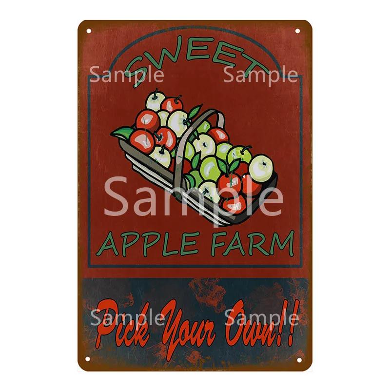 Enjoy Our Garden Kitchen FLowers Metal Tin Sign Farmhouse Home Retro Wall Painting Art Decor Beer Wine Farm Party Poster YL