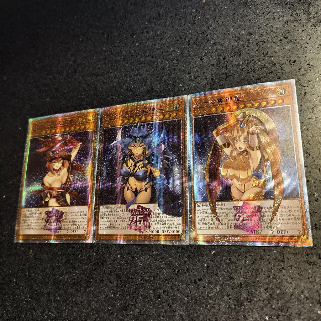 3Pcs/set Yu-Gi-Oh! Mai ValentineDiy Self Control Collect Signature Trading Flash Card Anime Cartoon Original Series Gift