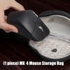 Étui rigide portable en EVA Sac de rangement pour souris pour 4 souris pour le voyage, le bureau, la maison, Étui seul