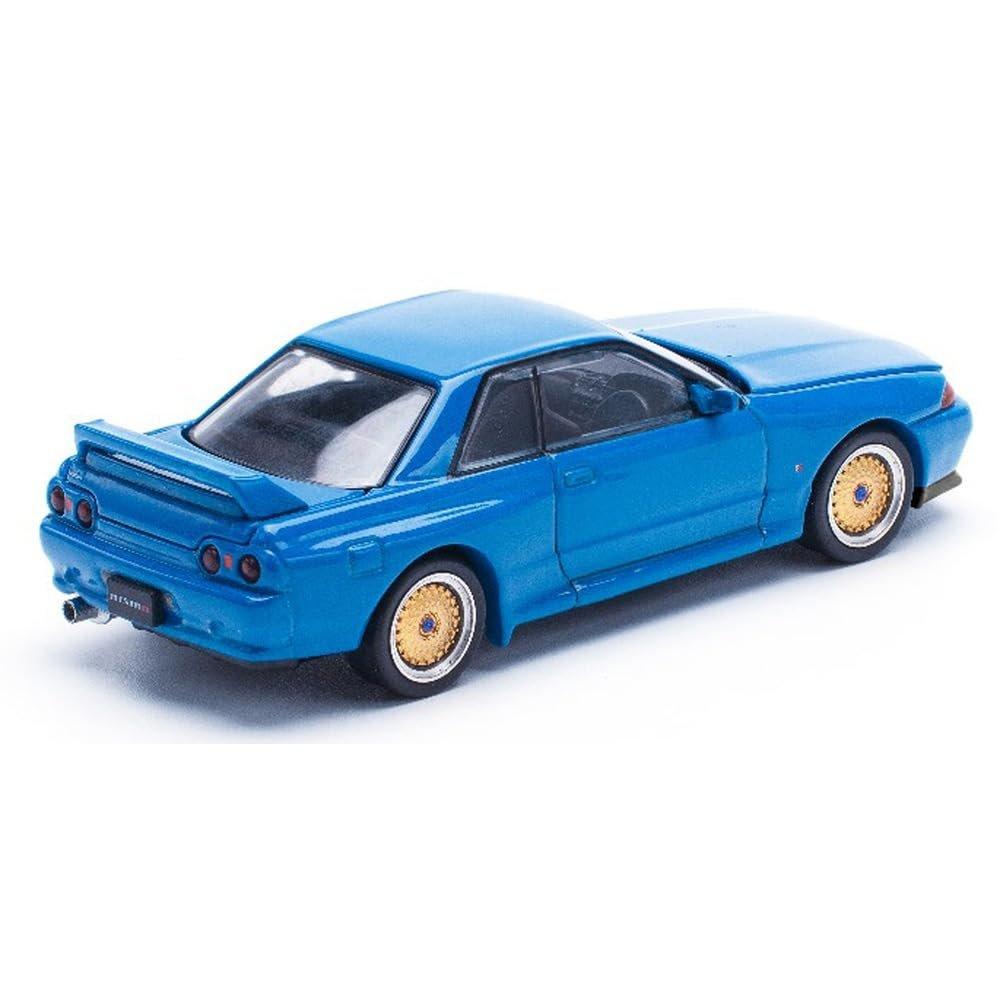 Genesis Company Pop Race X Enigma 1/64 Nissan Skyline GT-R R32 Bayside Blue NISMO Custom Diecast Model Car PRE009