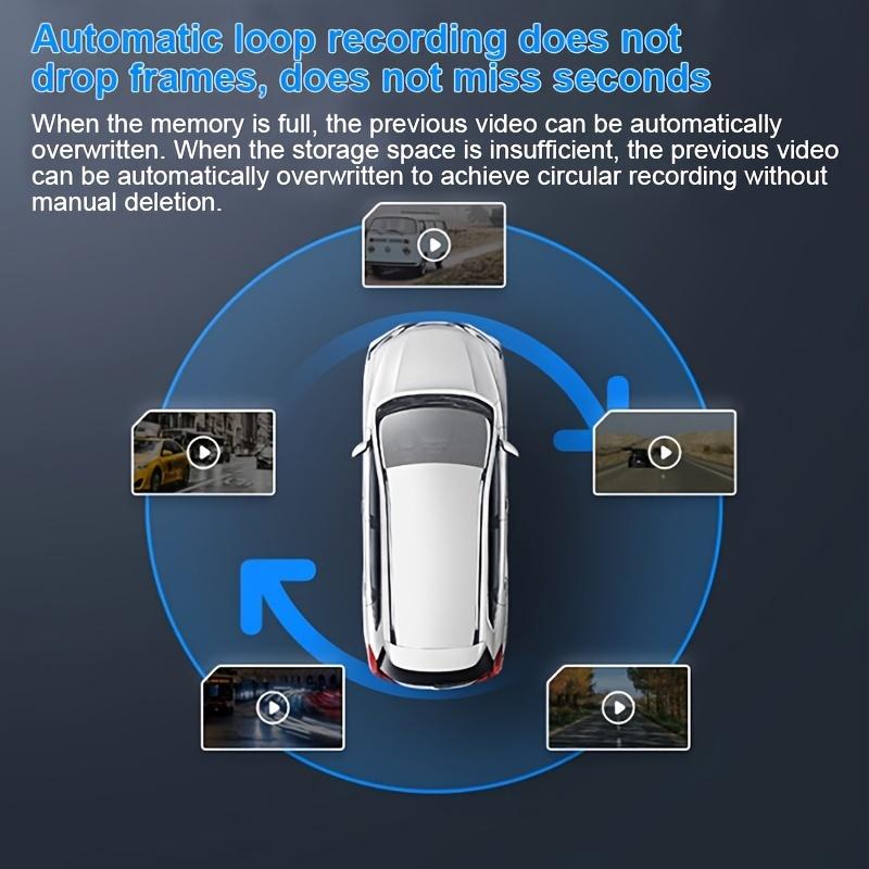 Dash Cam 1080P Full HD Drive Loop Video Recorder Car DVR Parking Monitor Vehicle Black Box Auto Dashcam Night Vision Registrator