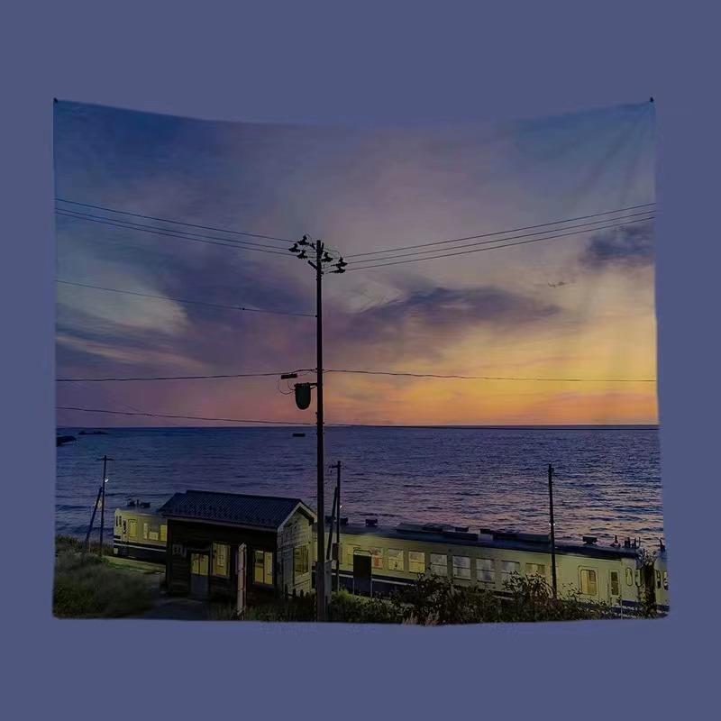 

Landscape Background Cloth Rental House Wall Decoration Tapestry Home Living Room Tapestry 74x94cm(29x37in)