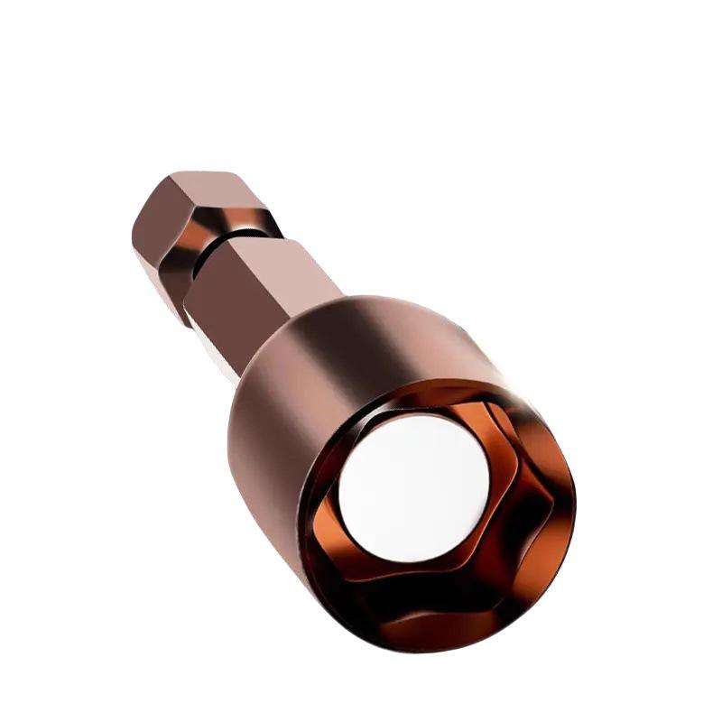 8mm Sechskant Elektro-Schraubenschlüssel mit stark magnetischer Nuss und verlängertem Griff