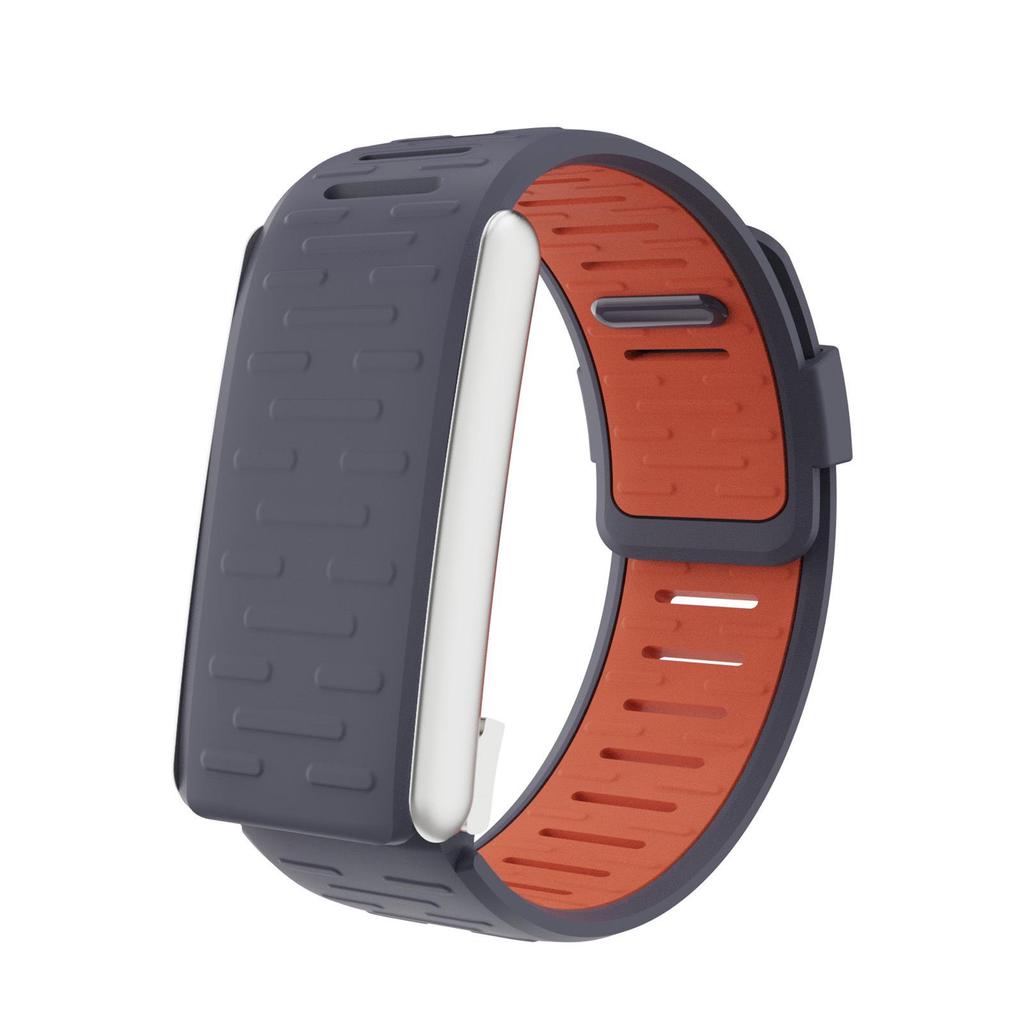 Whoop 5.0 LIFE/PEAK EKG Silikon-Uhrenarmband mit Metall-U-Rahmen