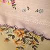 Lady Square Handkerchief Cloth Flower Women Child Print Face Hand Towel Hanky Wedding Christmas Gift