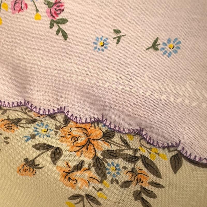 Lady Square Handkerchief Cloth Flower Women Child Print Face Hand Towel Hanky Wedding Christmas Gift
