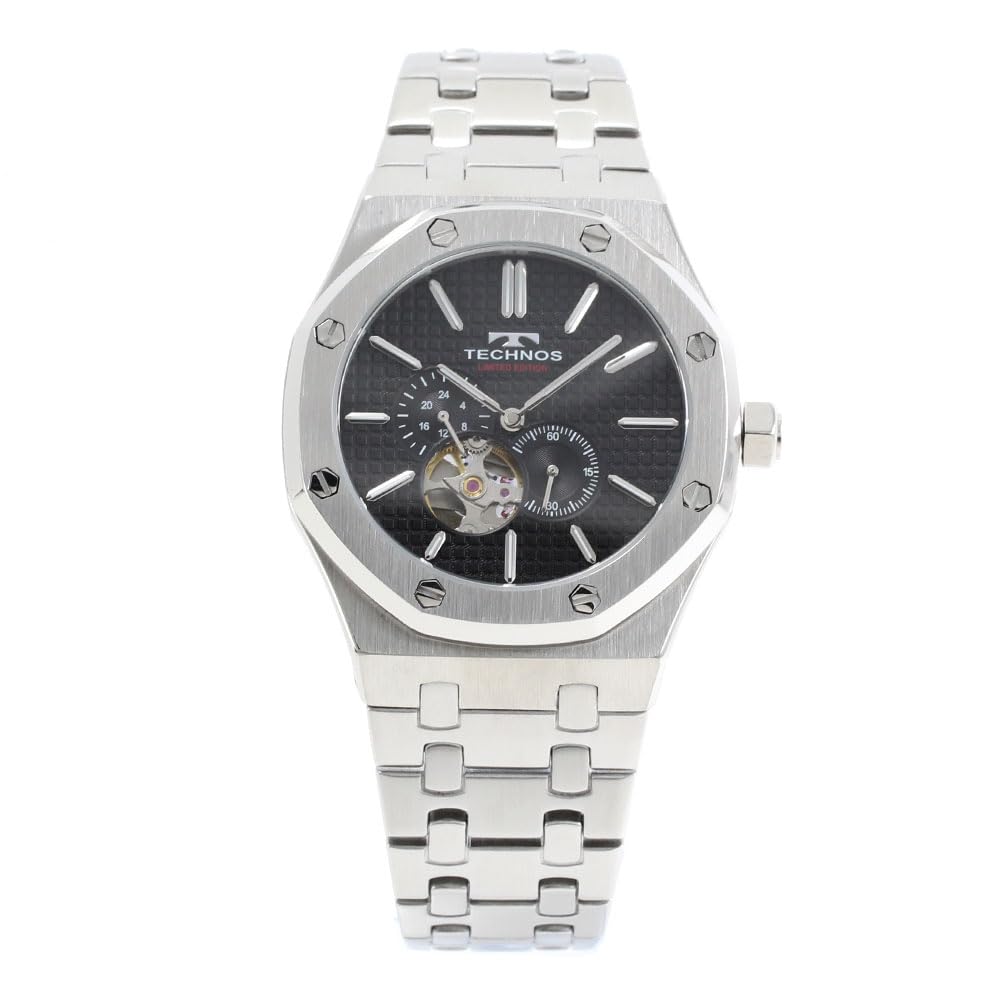 TECHNOS T9B63SB Analog Automatic Watch [Used] чёрный