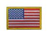 US Flag Embroidered Velcro Patch for Backpack or Shoulder