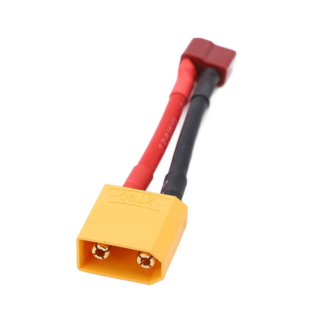 T Female To XT90 Male Cable Reliable Connection Short Circuit Protection 12AWG T Plug Connector for RC Car Ship Model