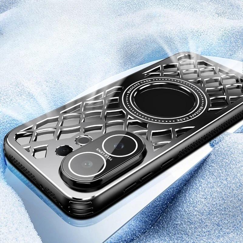 Wärmeableitung Aluminiumlegierung Magnetring Hülle Für VIVO S30 Pro mini X200 FE Kabelloses Laden Linsenschutz Stoßfeste Hülle