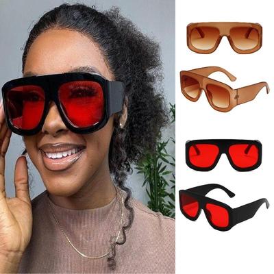 Retro Oversized Square Sunglasses for Women Men New Fashion Shades UV400 Outdoor Men Sun Glasses New Punk Eyewear