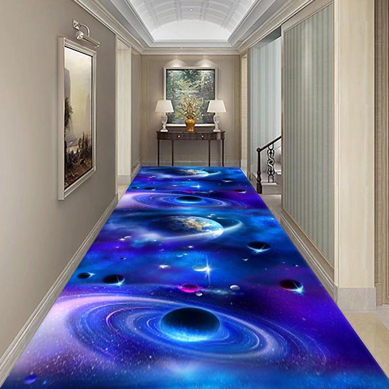 

Ковер для прохода в коридоре на кухне в стиле бохо с персидским цветочным узором, прикроватный коврик в спальню, противоскользящий коврик с длинной полосой для прихожей W80*H300CM