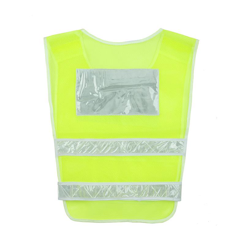 Breathable Mesh Reflective Safety Vest for Construction and Traffic Inspections