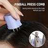 Blue Red Light Therapy Hair Growth Massage Comb Anti Hair Loss Medicine Liquid Oil Applicator Vibration Scalp Massager Brush