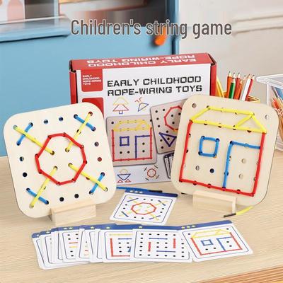 CPC CE Kids' Educational Lacing Toy - Hand-Eye Coordination Training Board