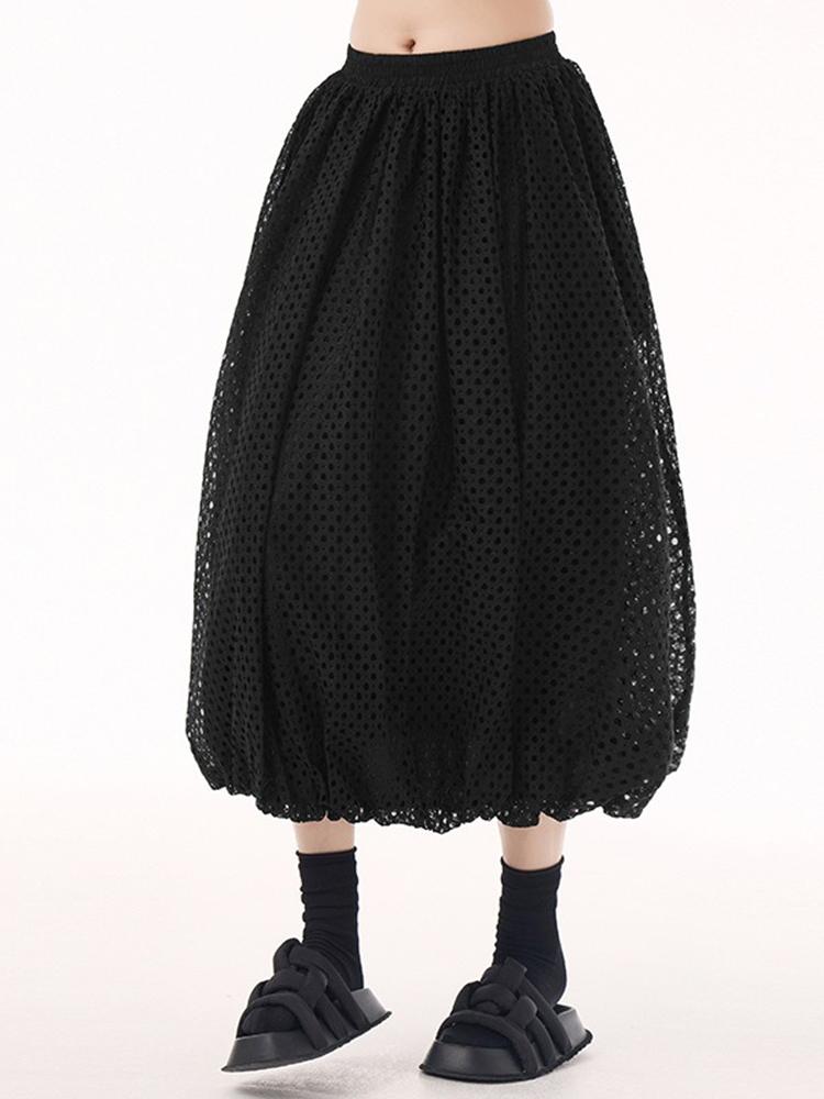 XITAO Mesh Patchwork Women Skirt GMM1372