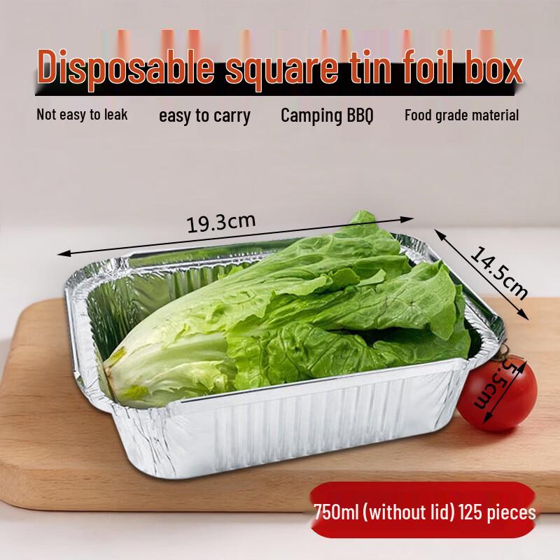 Homeglen Disposable Aluminum Foil Food Containers