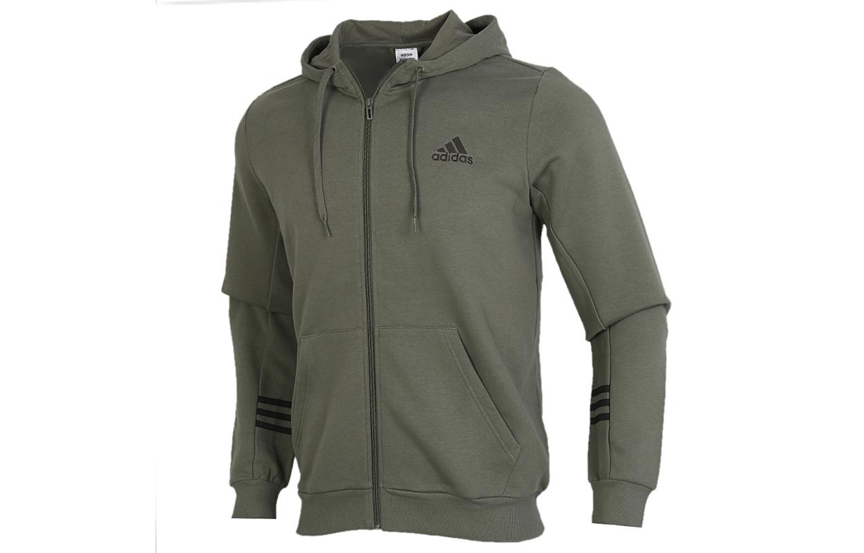 Adidas Jackets Men s Army Green Hooded Moderate Instructor GD5462 S