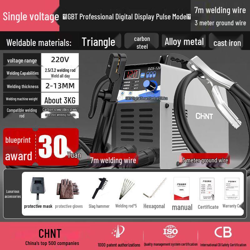 Portable Dual Voltage DC Welder 220v/380v for Home & Industrial Use