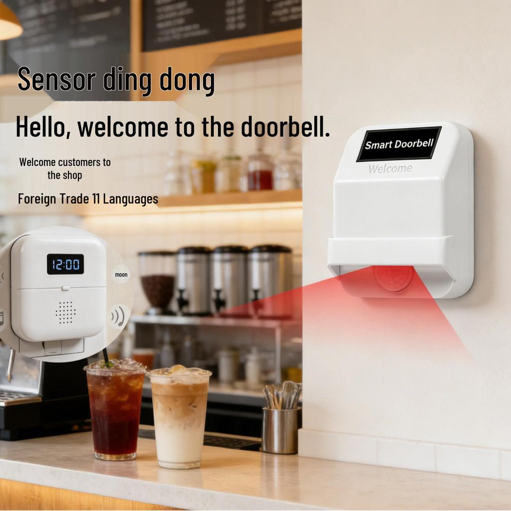 Multilingual Induction Doorbell: Welcoming Sensor for Commercial Stores