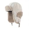 Japanese Thickened Plush Lei Feng Hat In Autumn and Winter Casual Versatile Retro Warm Hat Outdoor Travel Cold Ear Protection Hat