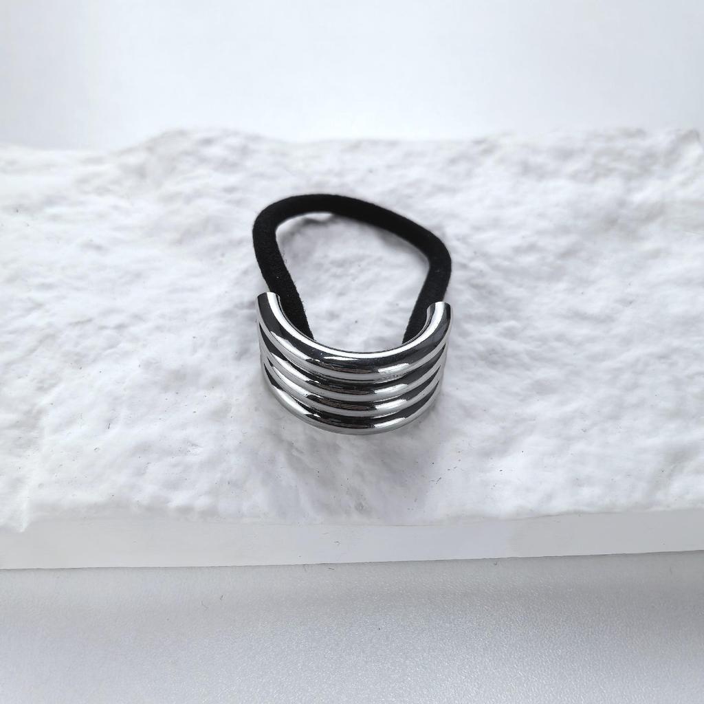 Vysoce elastické geometrické kovové gumičky do vlasů a čelenky - Korejský styl