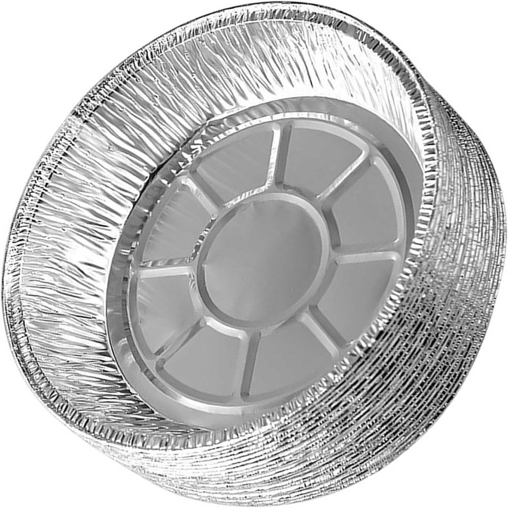 20PCS 6 Inch 7 Inch 8 Inch 9 Inch Air Fryer Foil Baking Pan Food Grade Tin Foil Pan  Baking Cooking