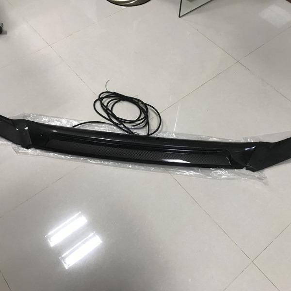 Ford Raptor F150 2015-2020 Carbon Fiber Front Hood Trim with LED Flowing Light