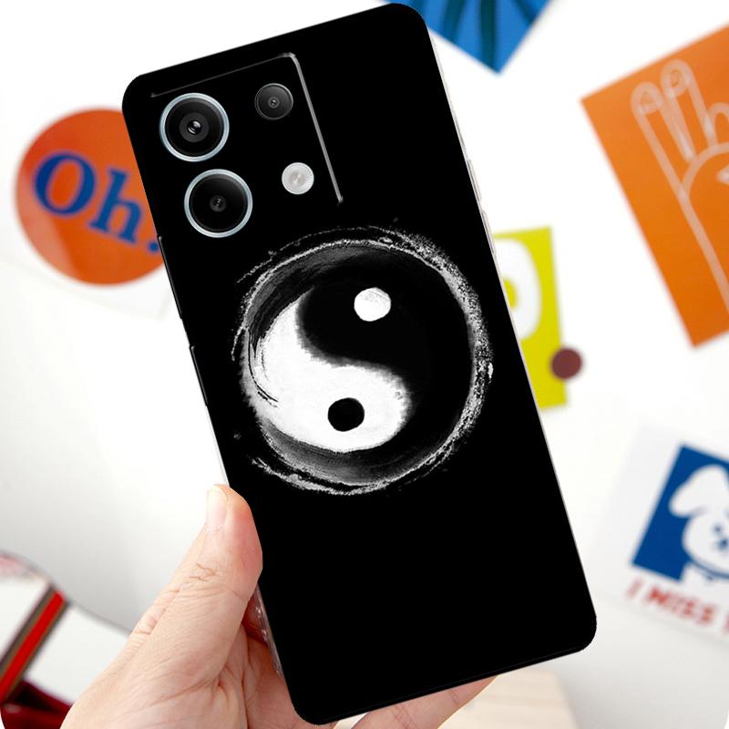 Eight Diagrams Taiji Yin Yang Funda For Xiaomi Redmi Note 14 13 10 11 12 Pro 10S 11S 12S Case For Redmi 15 13C 12C 10C 14C