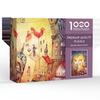 1000-Piece Mini White Jigsaw Puzzle for Adults