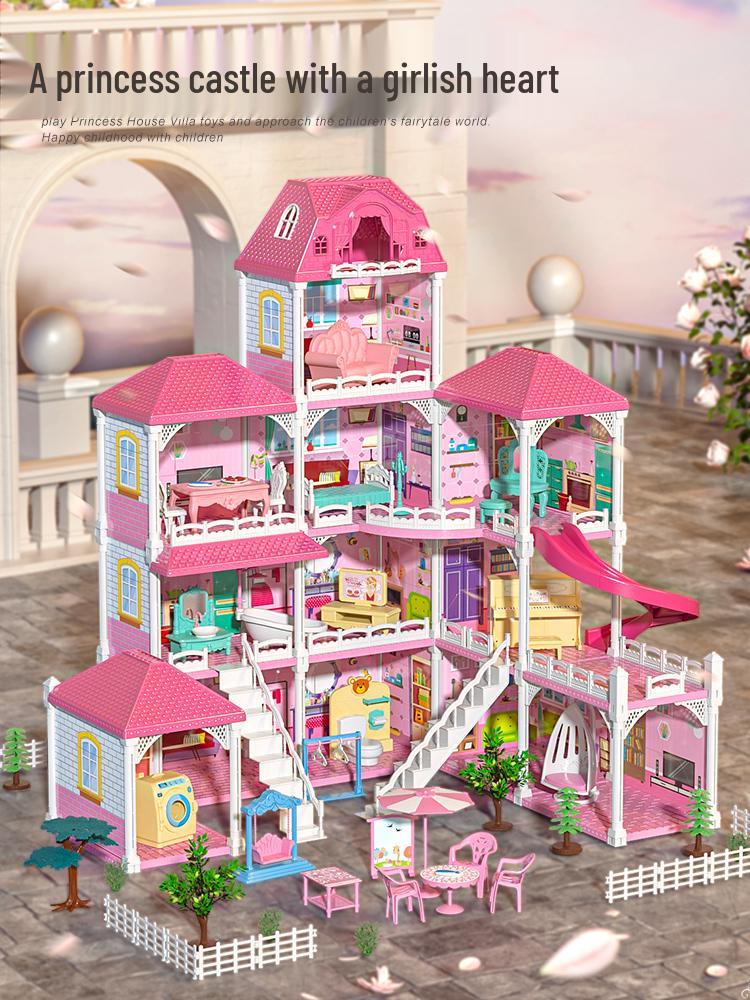 Princess Castle Dollhouse: Pretend Play Toy for Girls Aged 3+
