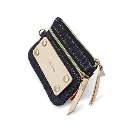

[Need Network] Japan s proud denim coin purse pass case coin case commuter pass key case key coin men s card holder ID card holder card case wallet