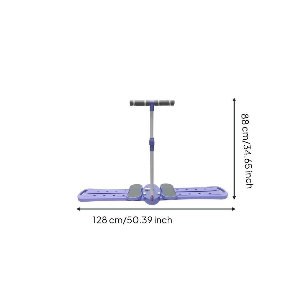 Ski Machine Space-Saving Home with Handlebar Padded