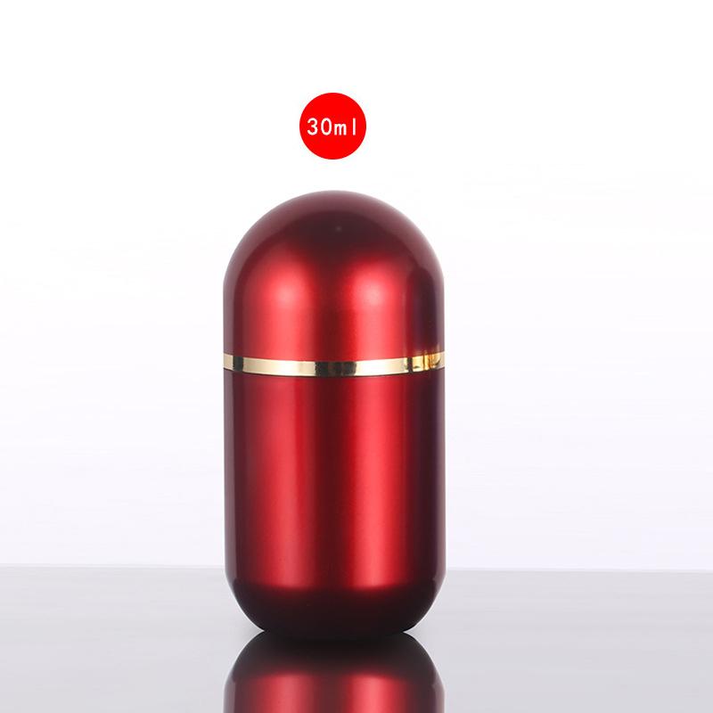 

30 мл Акриловая Пробная Таблетка Упаковочная Бутылка Контейнер Упаковщик для Таблеток Пластиковые Банки Бутылки для Капсул с Крышкой для Таблеток мл красный