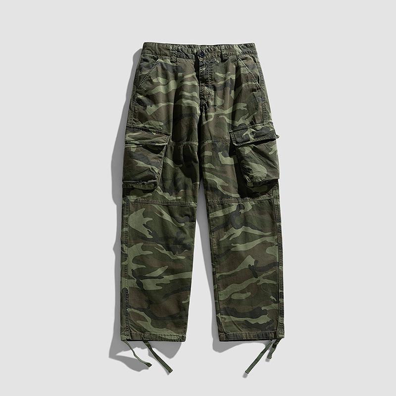 Camouflage fashion simple versatile overalls trousers casual trousers men's summer new personalized style