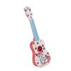 Kids Guitar Toy Plastic Cartoon Pattern Educational 4 String Playable Ukulele Toy for Boys Girls