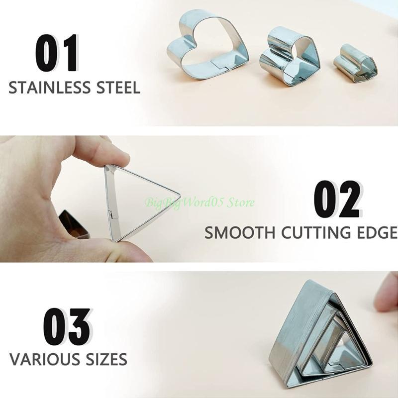 24TE 142pcs Clay Cutters Set 24 Shapes Plastic Clay Cutter Kit Jewelry Mold Earring Making Accessories Kids DIY Clay Tools