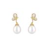 Butterfly Pearl Stud Earrings, 925 Sterling Silver Needle, 2023 Summer Light Luxury Niche Jewelry for Women.