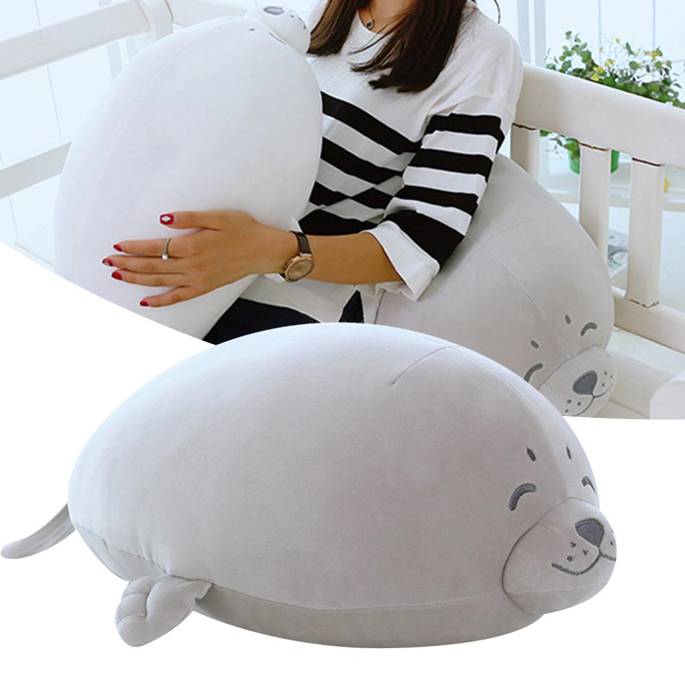 Seal Plush Toy Doll Pillow Soft Cuddly Home Decor Gift Idea