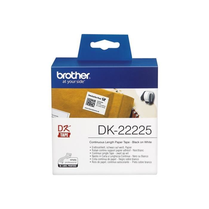 Brother DK-22225 Roll Paper - 3.8 Cm X 30.5 M - Continuous Labels - Compatible with QL-1050